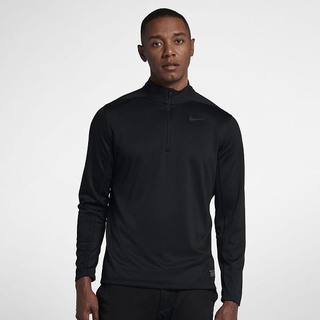 Top Nike Dri-FIT 1/2-Zip Golf Barbati Negrii | SKIA-76405